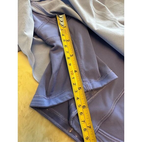 Athleta Mile Marker 2n1 Running Shorts Blue Purple Women’s Sz XL - Picture 5 of 8